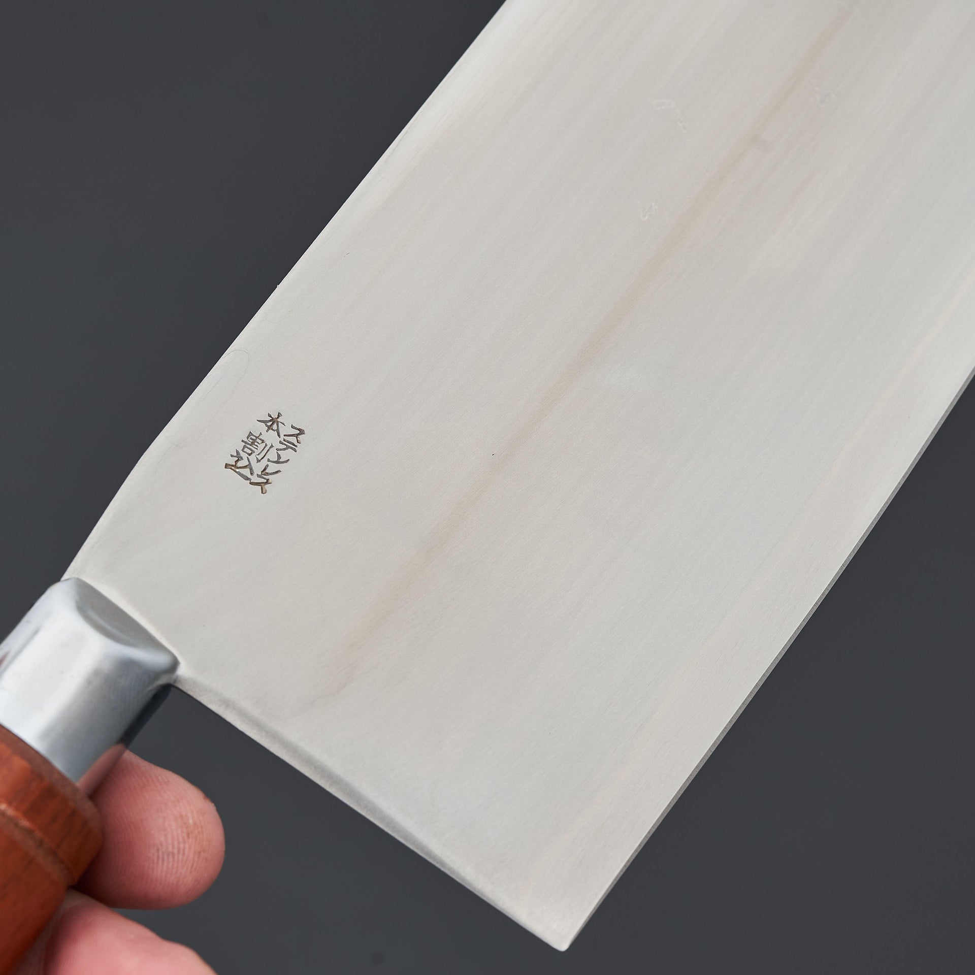 Hitohira Stainless Clad Chinese Cleaver 200mm Beechwood Handle-Knife-Hitohira-Carbon Knife Co