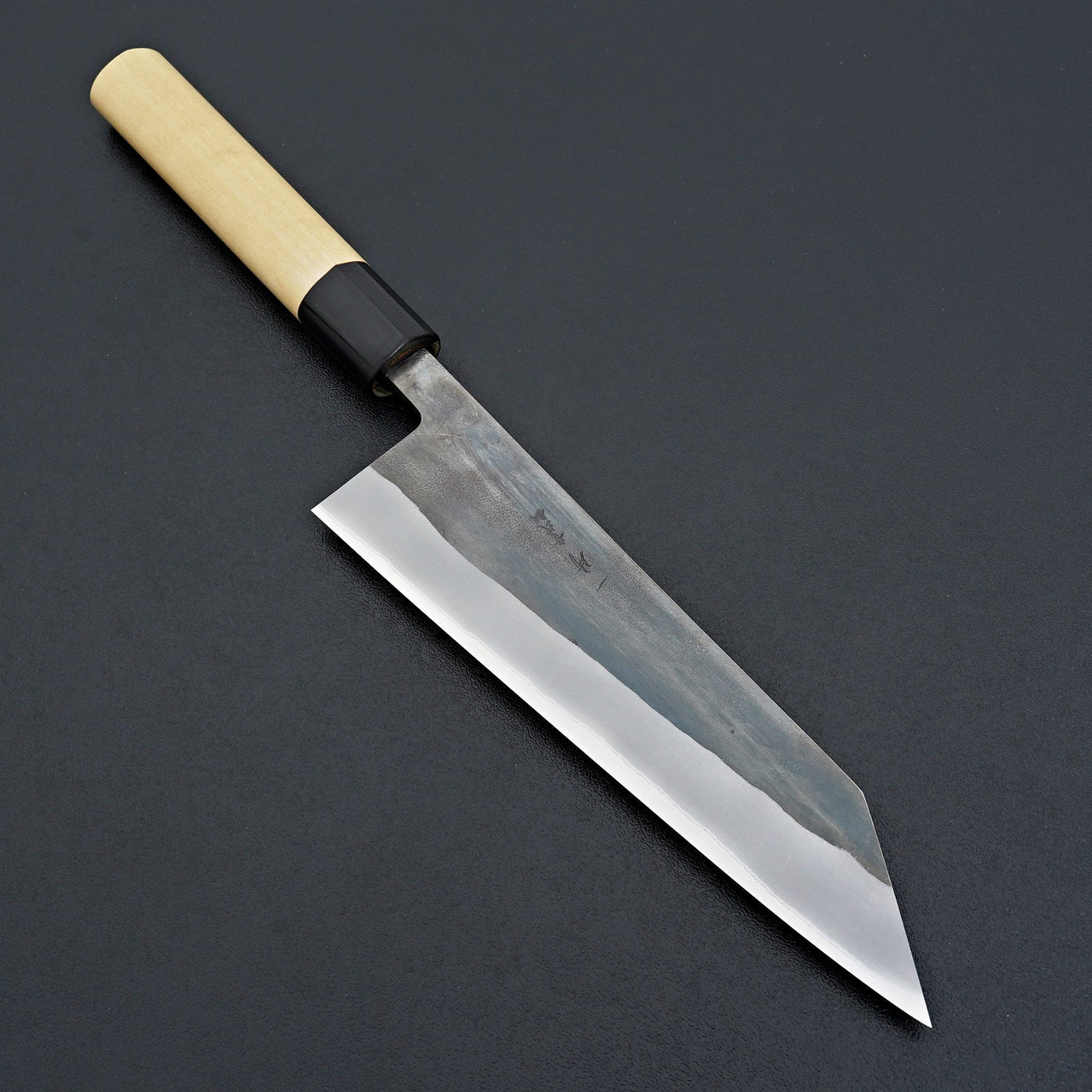 Hitohira TD Blue #2 Stainless Clad Kurouchi Bunka 170mm Ho Wood Handle (D-Shape)-Knife-Hitohira-Carbon Knife Co