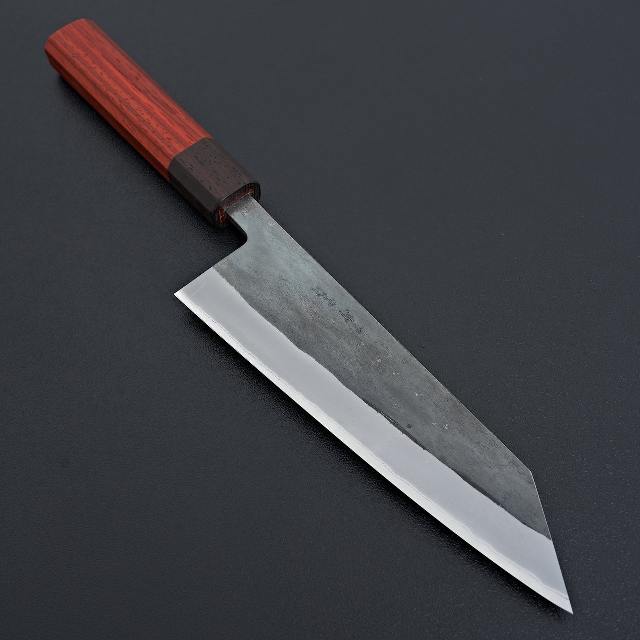 Hitohira TD Blue #2 Stainless Clad Kurouchi Bunka 170mm Padauk Handle-Knife-Hitohira-Carbon Knife Co