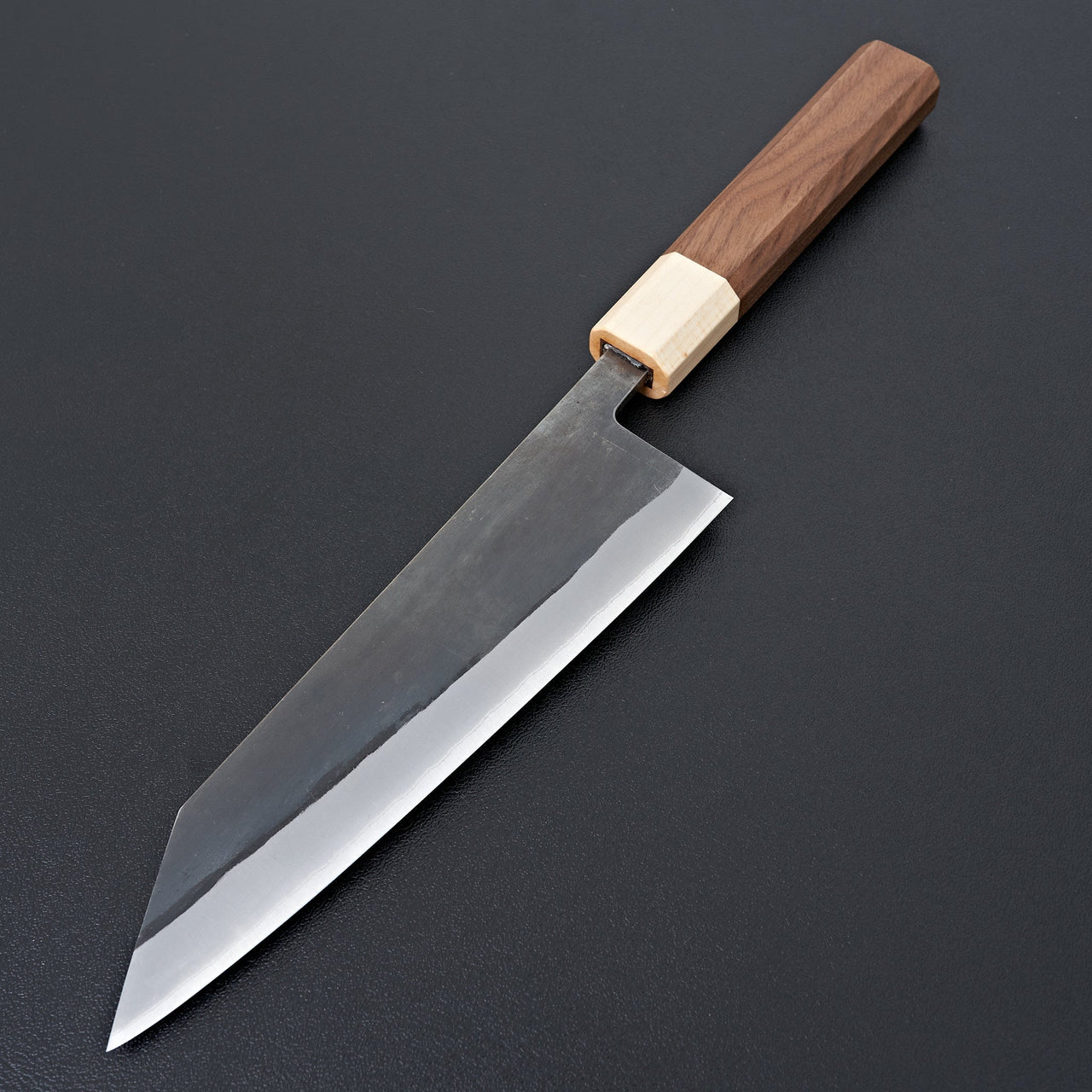 Hitohira TD Blue #2 Stainless Clad Kurouchi Bunka 170mm Walnut Handle-Knife-Hitohira-Carbon Knife Co