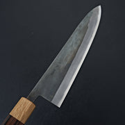 Hitohira TD Blue #2 Stainless Clad Kurouchi Gyuto 210mm Ebony Handle (Oak Ferrule)-Knife-Hitohira-Carbon Knife Co