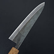 Hitohira TD Blue #2 Stainless Clad Kurouchi Gyuto 210mm Ebony Handle (Oak Ferrule)-Knife-Hitohira-Carbon Knife Co