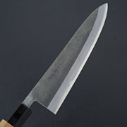 Hitohira TD Blue #2 Stainless Clad Kurouchi Gyuto 210mm Ho Wood Handle-Knife-Hitohira-Carbon Knife Co