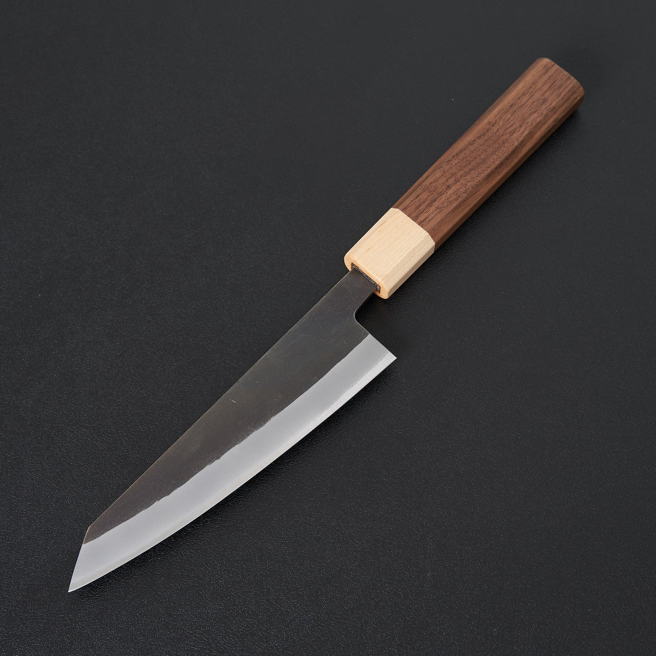 Hitohira TD Blue #2 Stainless Clad Kurouchi Honesuki Kaku 150mm Walnut Handle-Knife-Hitohira-Carbon Knife Co