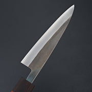 Hitohira TD Blue #2 Stainless Clad Kurouchi Petty 135mm Padauk Handle-Knife-Hitohira-Carbon Knife Co