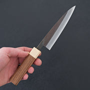 Hitohira TD Blue #2 Stainless Clad Kurouchi Petty 135mm Walnut Handle-Knife-Hitohira-Carbon Knife Co