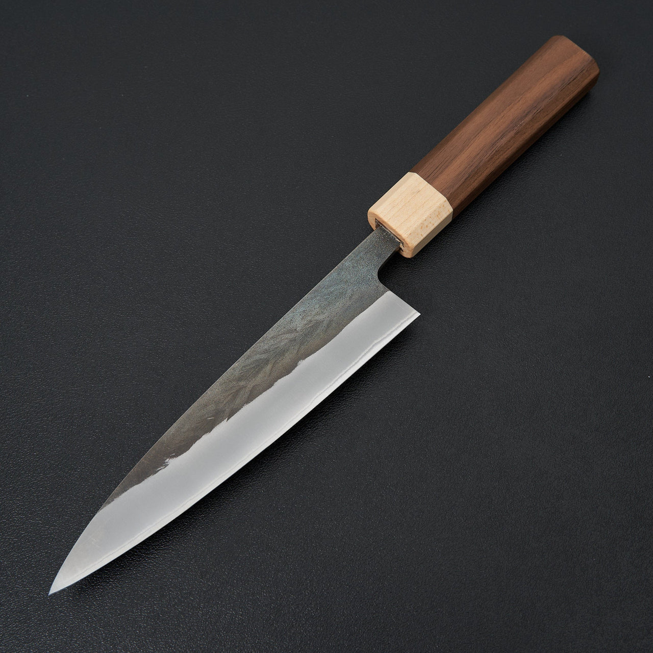 Hitohira TD Blue #2 Stainless Clad Kurouchi Petty 150mm Walnut Handle-Knife-Hitohira-Carbon Knife Co