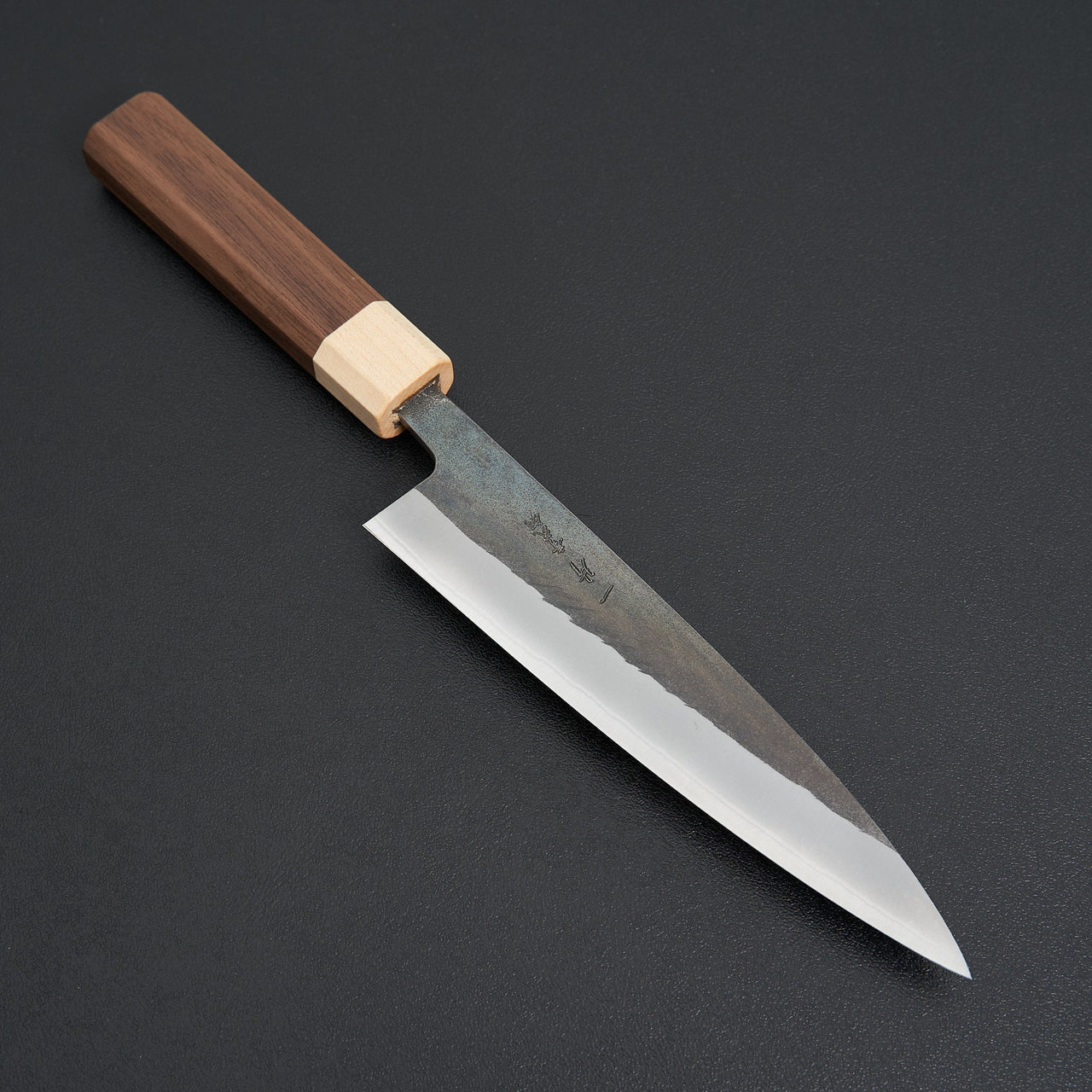 Hitohira TD Blue #2 Stainless Clad Kurouchi Petty 150mm Walnut Handle-Knife-Hitohira-Carbon Knife Co