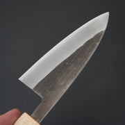 Hitohira TD Blue #2 Stainless Clad Kurouchi Utility 105mm Walnut Handle-Knife-Hitohira-Carbon Knife Co
