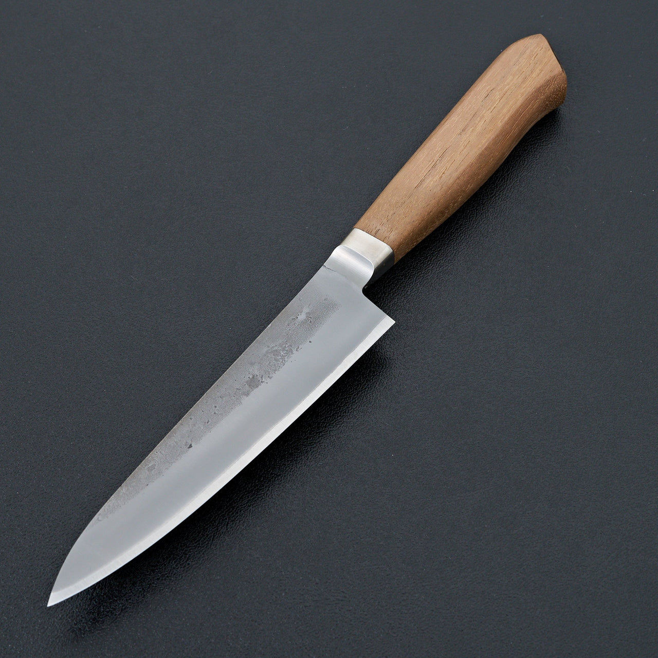 Hitohira TD Blue #2 Stainless Clad Nashiji Yo Petty 125mm Walnut Handle-Knife-Hitohira-Carbon Knife Co