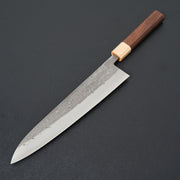 Hitohira TD SLD Nashiji Gyuto 240mm Walnut Handle-Knife-Hitohira-Carbon Knife Co