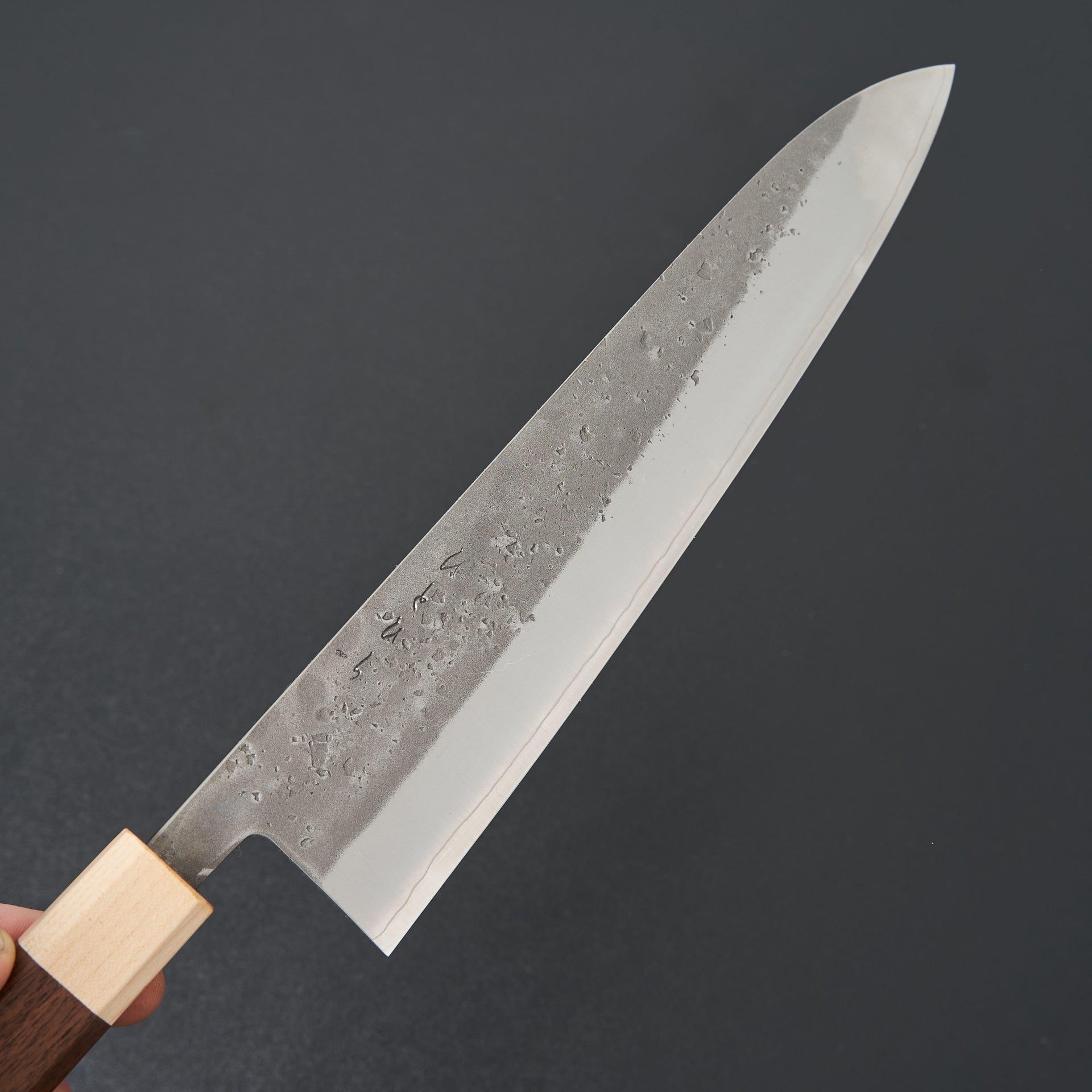 Hitohira TD SLD Nashiji Gyuto 240mm Walnut Handle-Knife-Hitohira-Carbon Knife Co