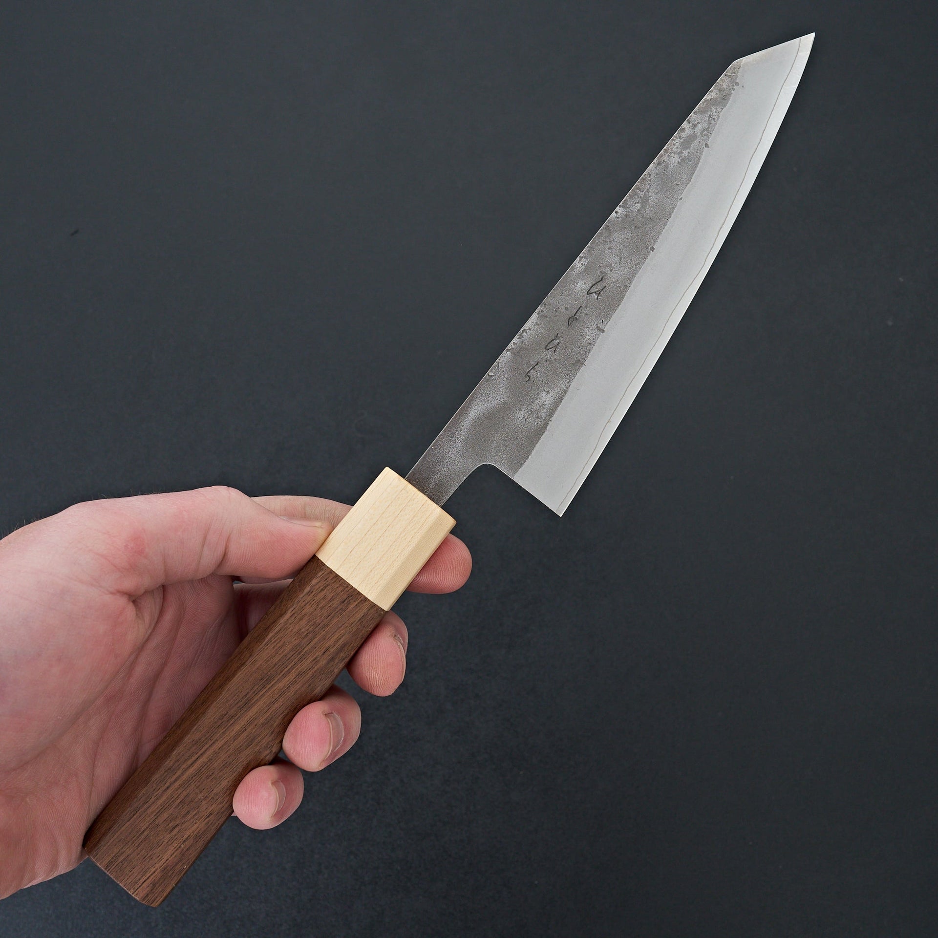 Hitohira TD SLD Nashiji Honesuki Kaku 150mm Walnut Handle-Knife-Hitohira-Carbon Knife Co