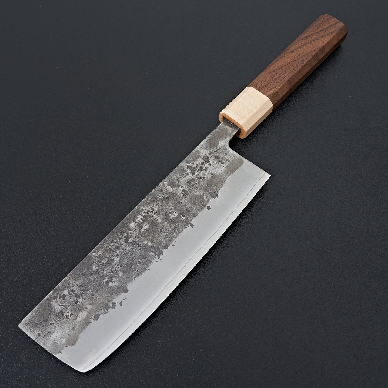 Hitohira TD SLD Nashiji Nakiri 165mm Walnut Handle-Knife-Hitohira-Carbon Knife Co