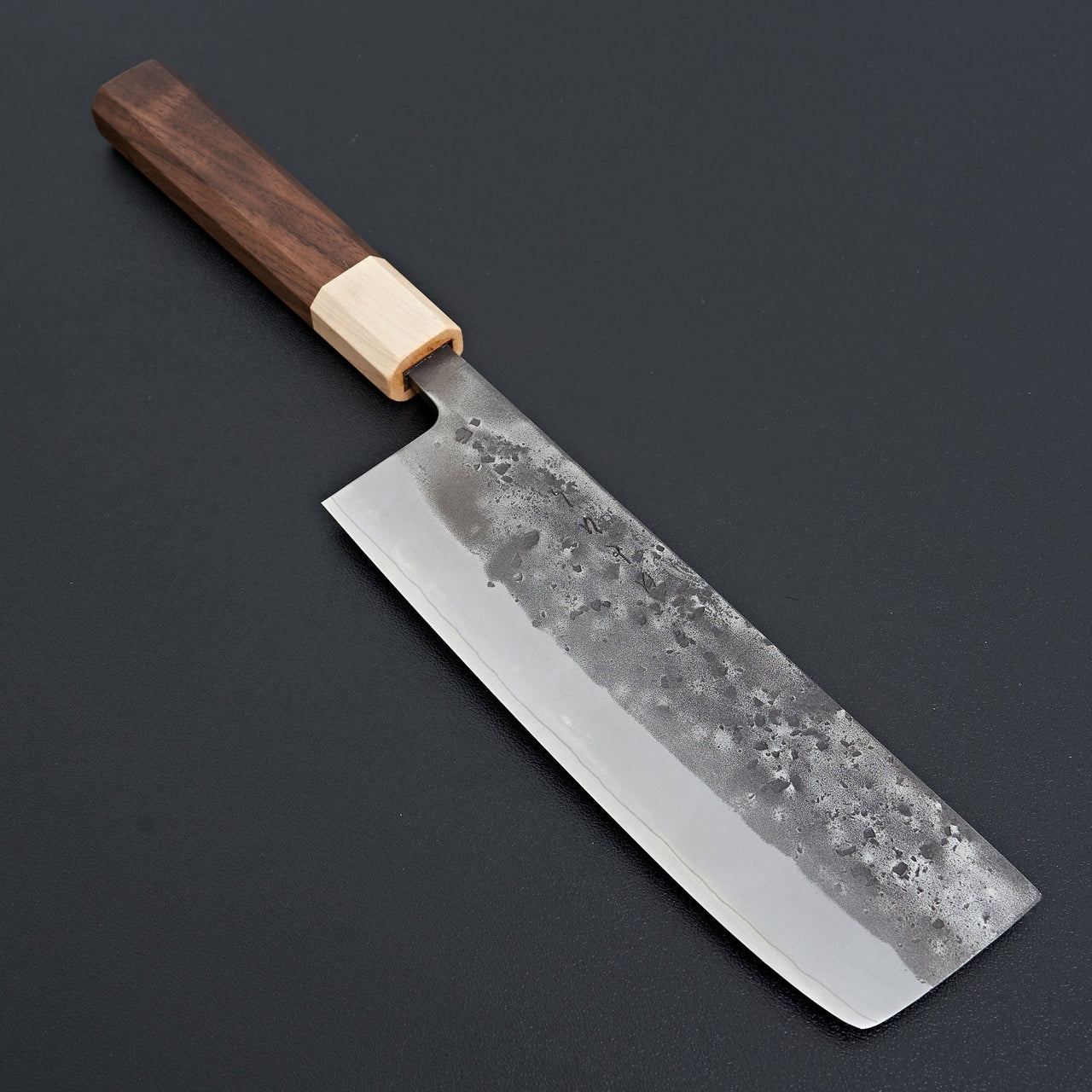 Hitohira TD SLD Nashiji Nakiri 165mm Walnut Handle-Knife-Hitohira-Carbon Knife Co