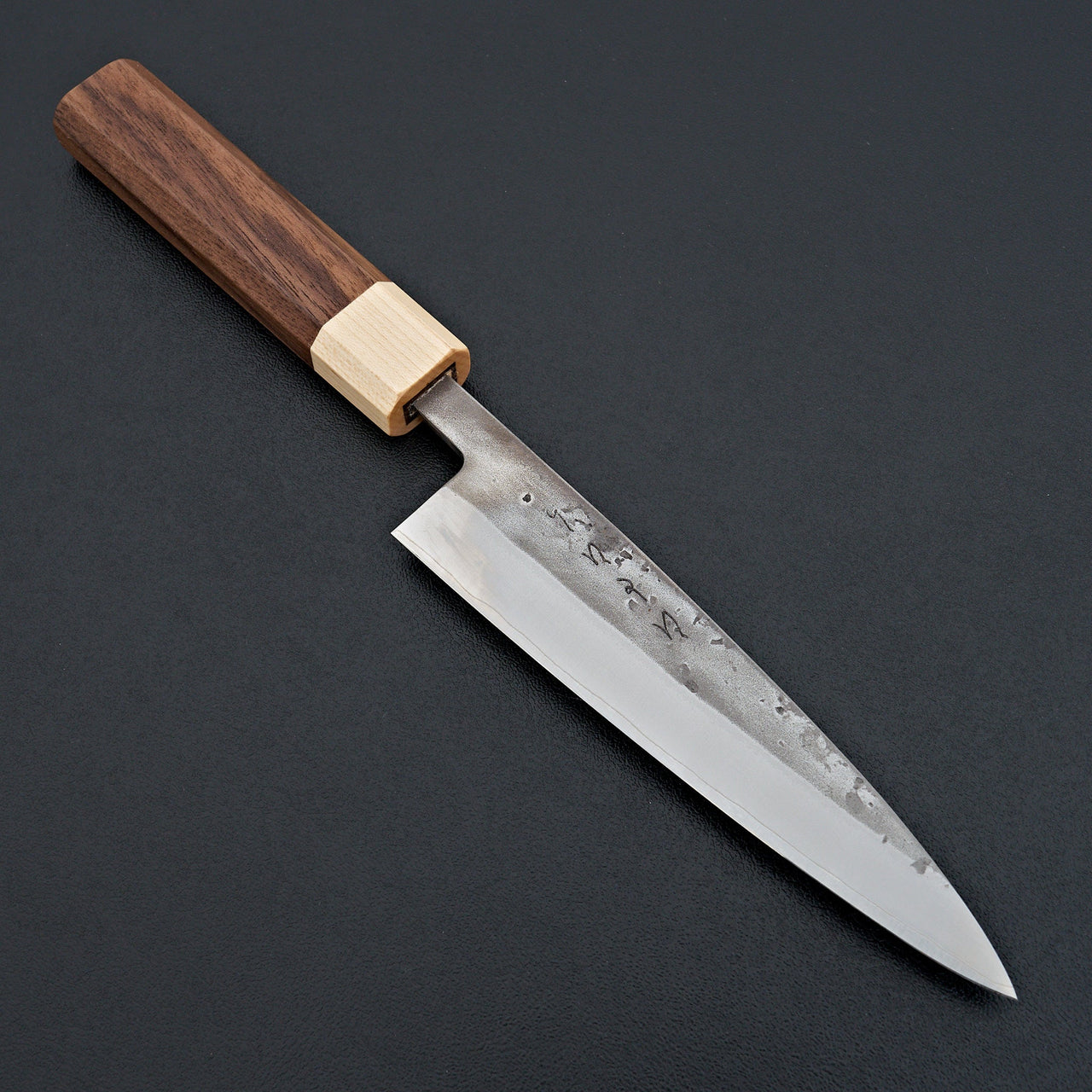 Hitohira TD SLD Nashiji Petty 135mm Walnut Handle-Knife-Hitohira-Carbon Knife Co