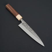 Hitohira TD SLD Nashiji Petty 150mm Walnut Handle-Knife-Hitohira-Carbon Knife Co
