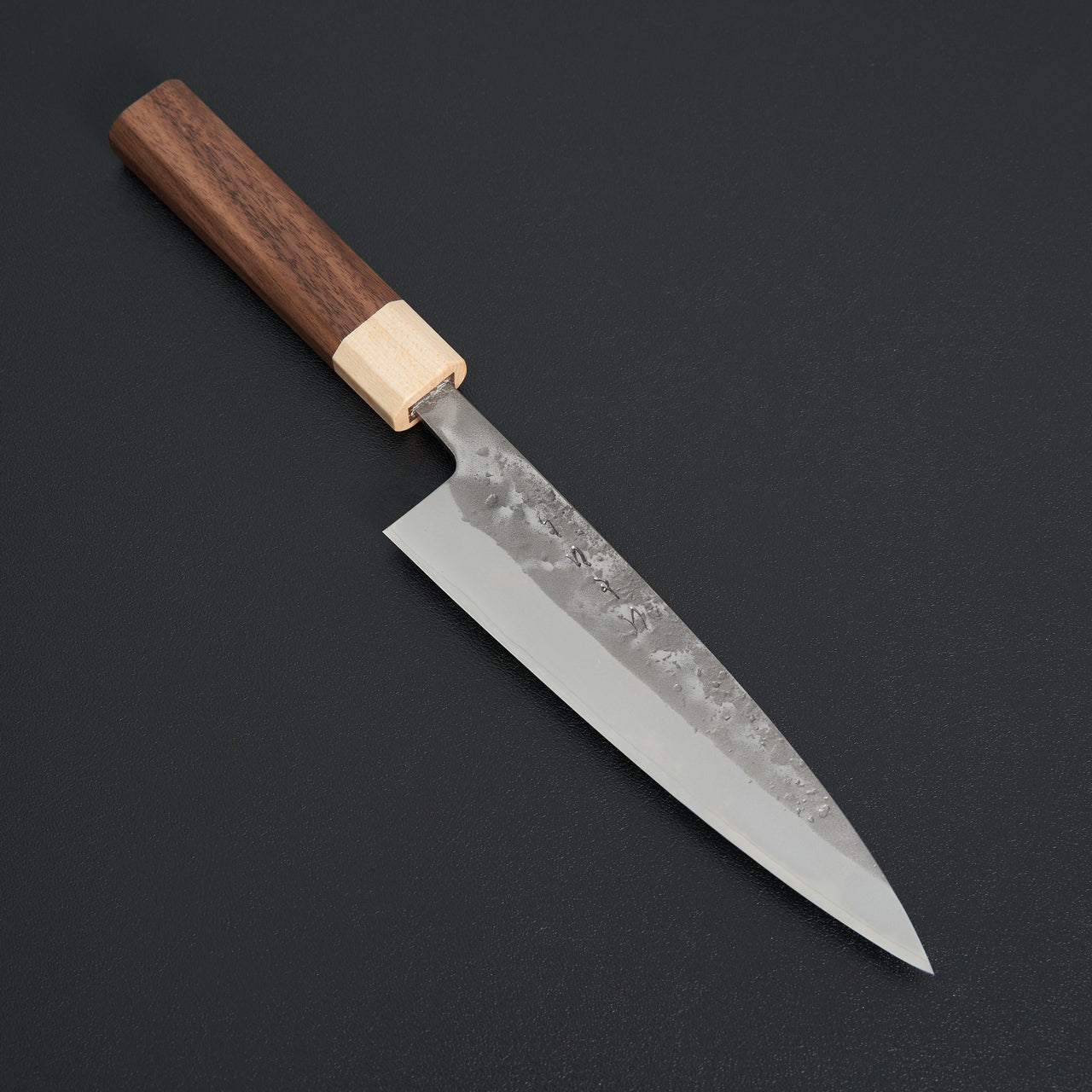 Hitohira TD SLD Nashiji Petty 150mm Walnut Handle-Knife-Hitohira-Carbon Knife Co