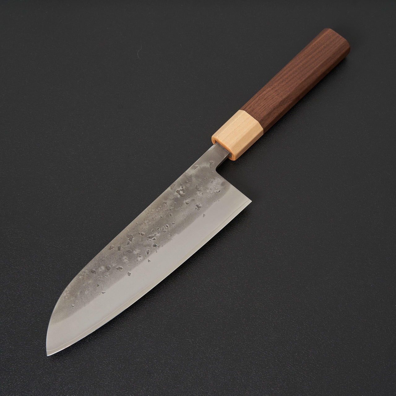 Hitohira TD SLD Nashiji Santoku 165mm Walnut Handle-Knife-Hitohira-Carbon Knife Co