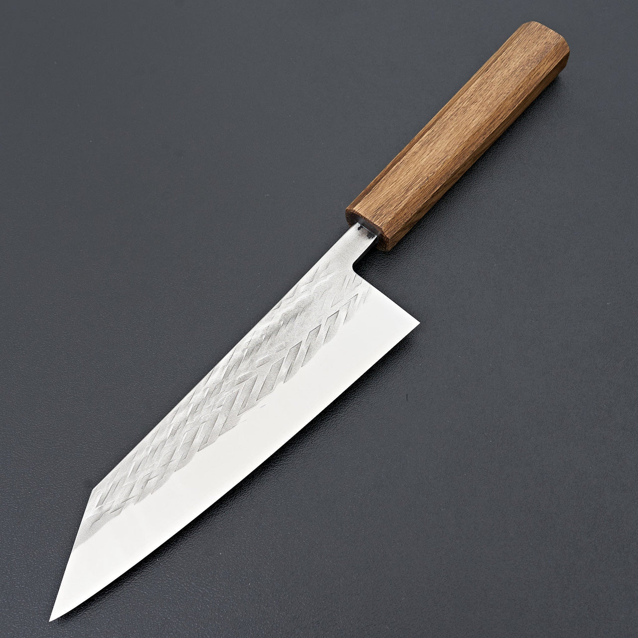 Hitohira TD SLD Tsuchime Bunka 170mm Dark Lacquered Oak Handle-Knife-Hitohira-Carbon Knife Co