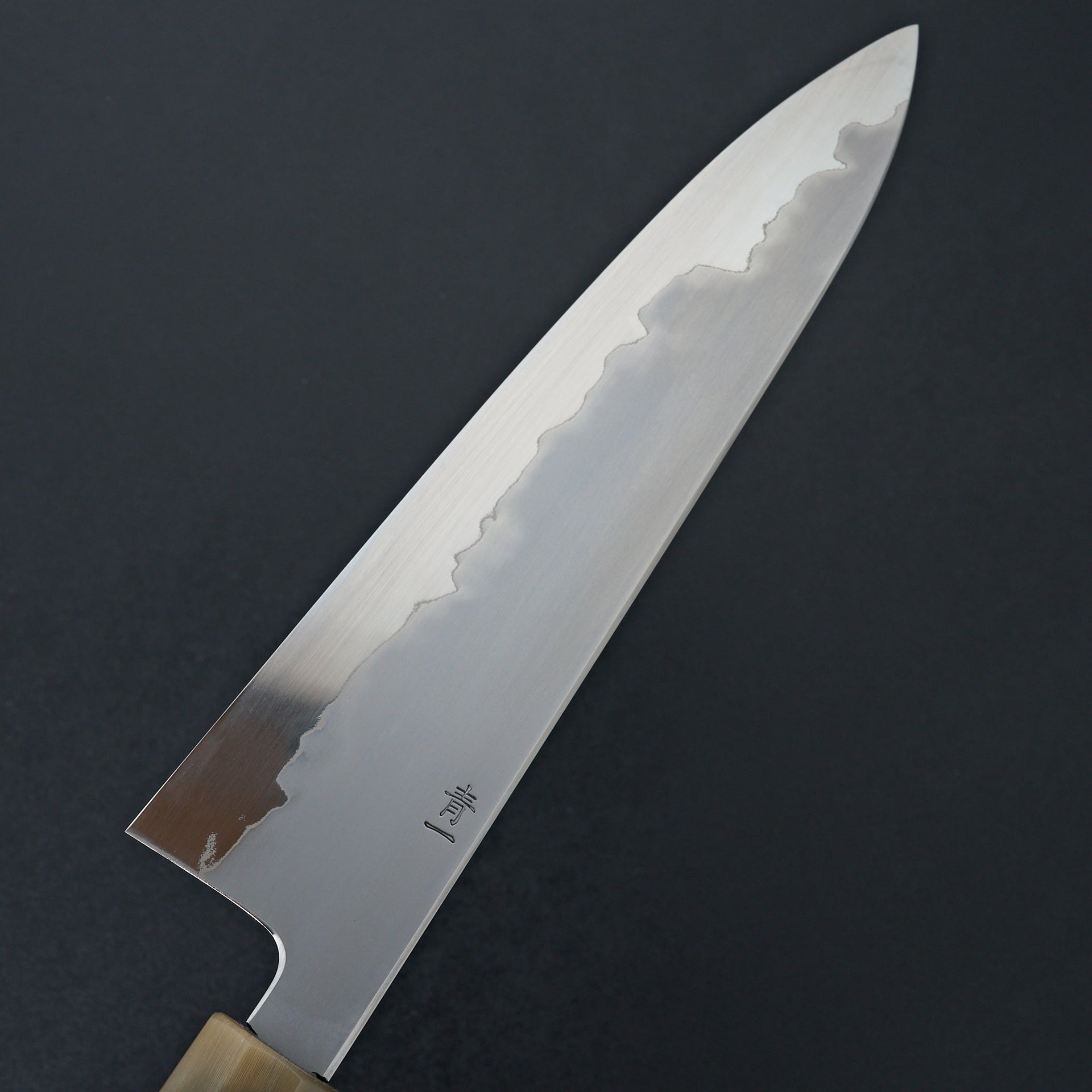 Hitohira Tanaka Izo Blue #1 Stainless Clad Gyuto 210mm Ziricote Handle-Knife-Hitohira-Carbon Knife Co