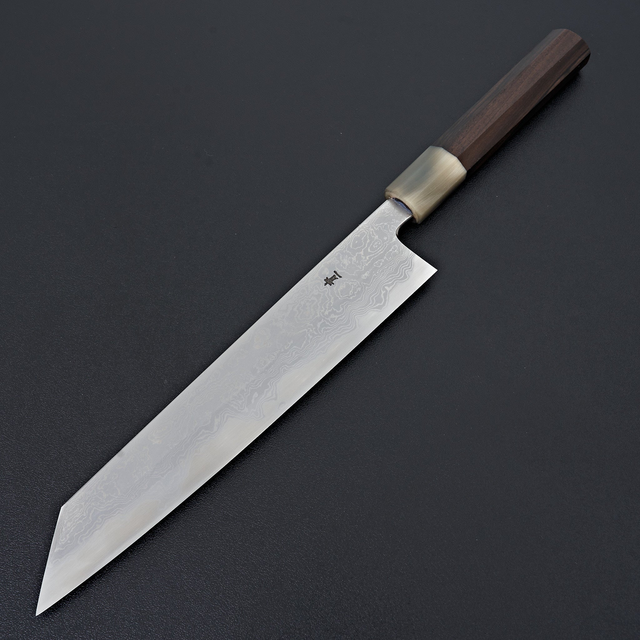 Hitohira Tanaka Kyuzo Blue #1 Damascus Kiritsuke Gyuto 240mm