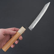 Hitohira Tanaka Kyuzo Blue #1 Kurouchi Petty 165mm Yakusugi Cedar Handle-Knife-Hitohira-Carbon Knife Co