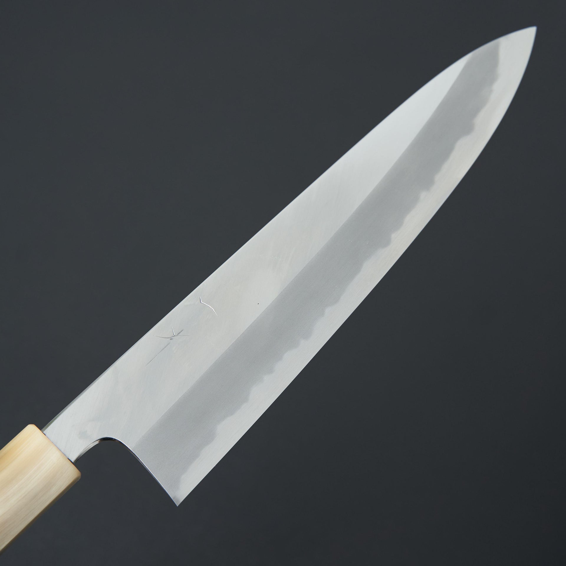 Hitohira Tanaka Kyuzo Blue #1 Migaki Gyuto 240mm Ziricote Handle-Knife-Hitohira-Carbon Knife Co