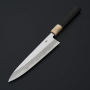Hitohira Tanaka Kyuzo Blue #1 Stainless Clad Gyuto 210mm Taihei Ebony Handle-Knife-Hitohira-Carbon Knife Co