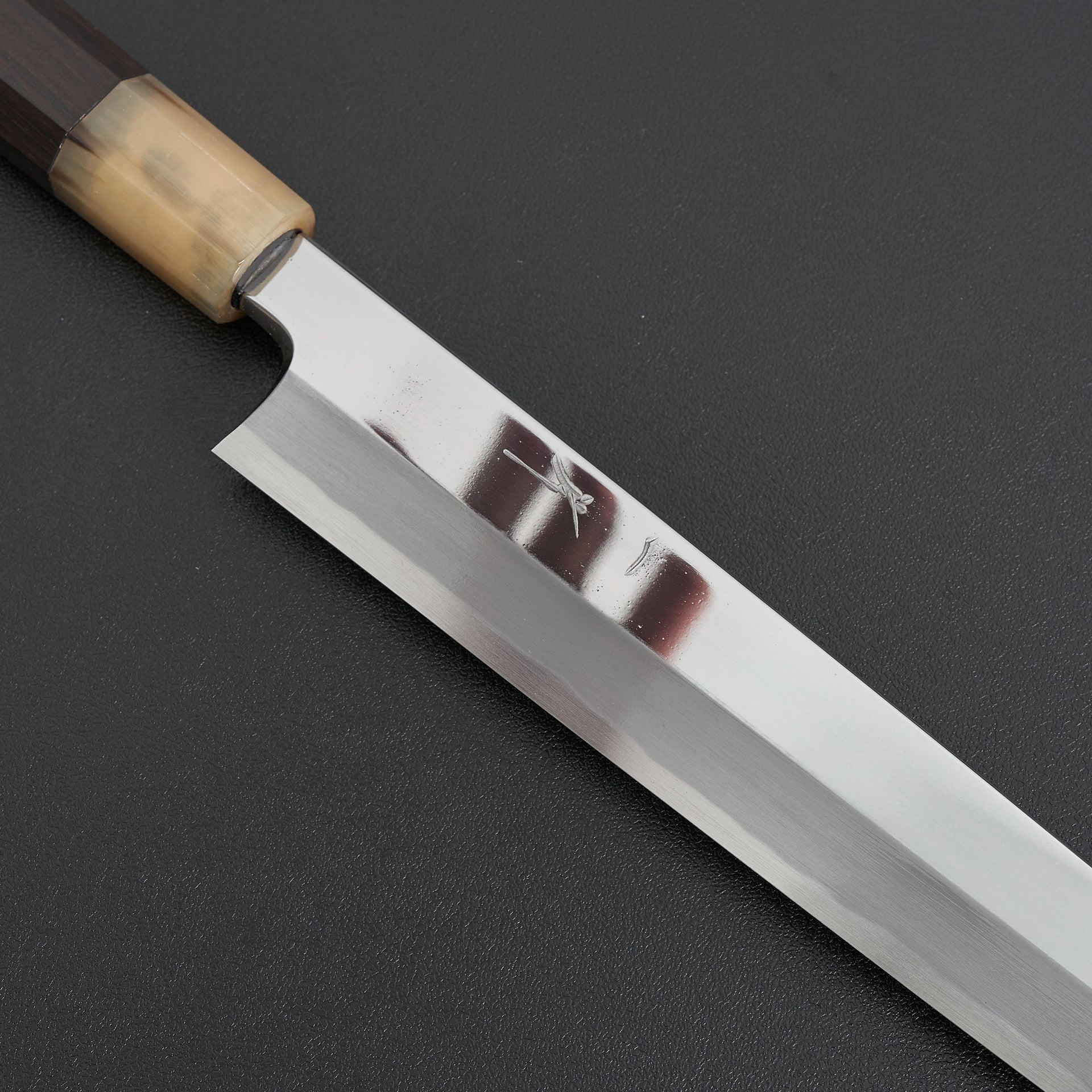 Hitohira Tanaka Mosuke Blue #1 Kiritsuke Yanagiba 300mm Ebony Handle-Knife-Hitohira-Carbon Knife Co