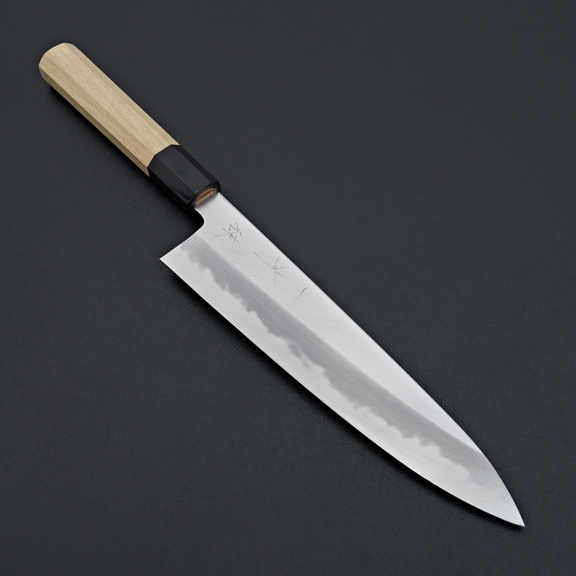 Hitohira Tanaka Ren White #2 Gyuto 210mm Ho Wood Handle-Knife-Hitohira-Carbon Knife Co