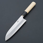 Hitohira Tanaka Ren White #2 Santoku 180mm Ho Wood Handle-Knife-Hitohira-Carbon Knife Co