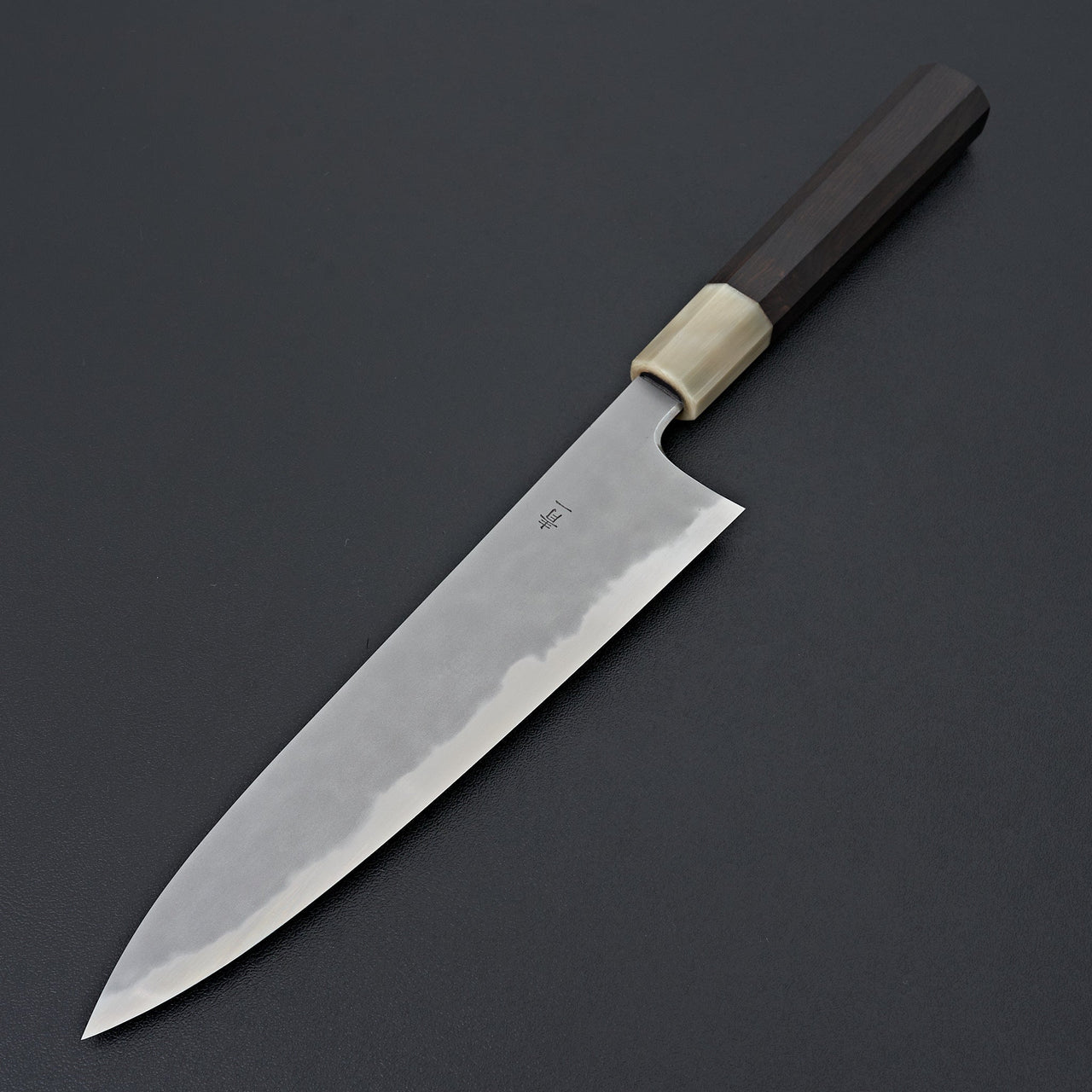 Hitohira Tanaka Yohei Blue #1 Kasumi Gyuto 210mm Ebony Handle-Knife-Hitohira-Carbon Knife Co