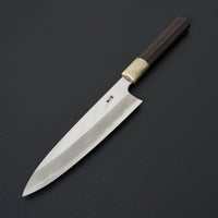 Hitohira Togashi Blue #1 Stainless Clad Gyuto 210mm Taihei Ebony Handle