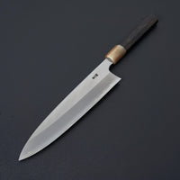Hitohira Togashi Blue #1 Stainless Clad Gyuto 240mm Taihei Ebony Handle