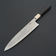 Hitohira Togashi Blue #1 Stainless Clad Kasumi Gyuto 240mm Ebony Handle-Knife-Hitohira-Carbon Knife Co