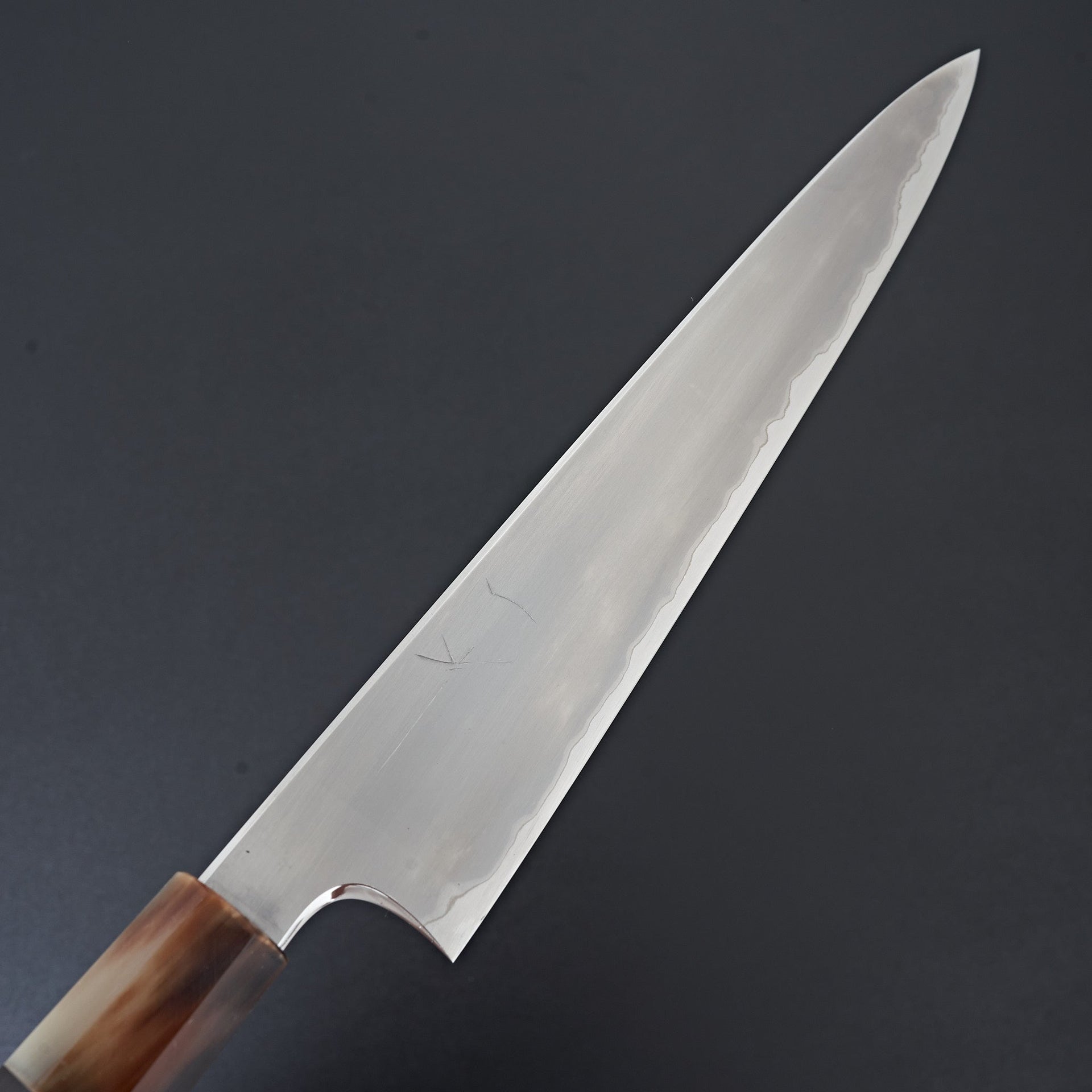 Hitohira Togashi Blue #1 Stainless Clad Kasumi Sujihiki 270mm Ebony Handle-Knife-Hitohira-Carbon Knife Co