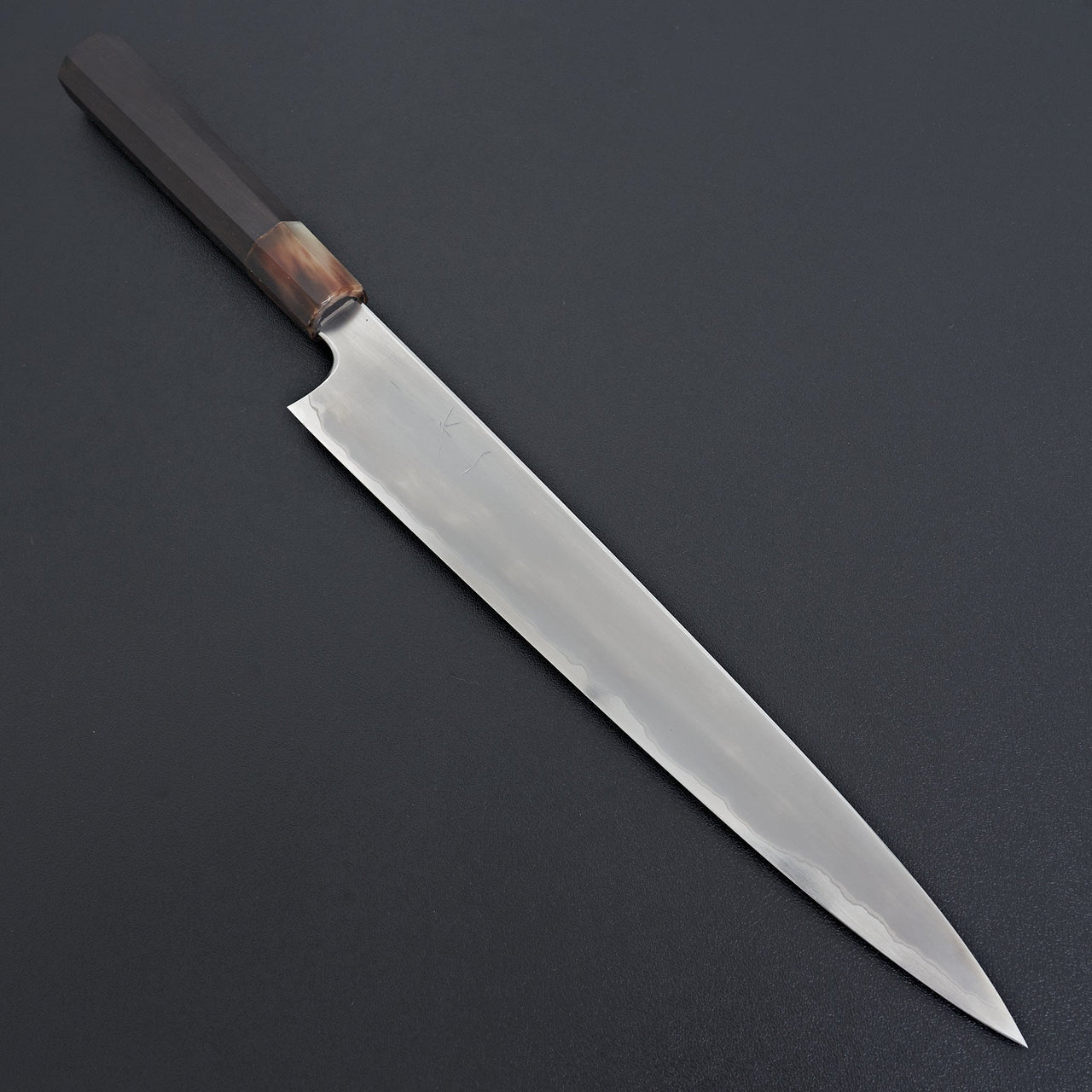 Hitohira Togashi Blue #1 Stainless Clad Kasumi Sujihiki 270mm Ebony Handle-Knife-Hitohira-Carbon Knife Co
