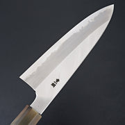 Hitohira Togashi Blue #1 Stainless Clad Migaki Gyuto 210mm Ziricote Handle-Knife-Hitohira-Carbon Knife Co
