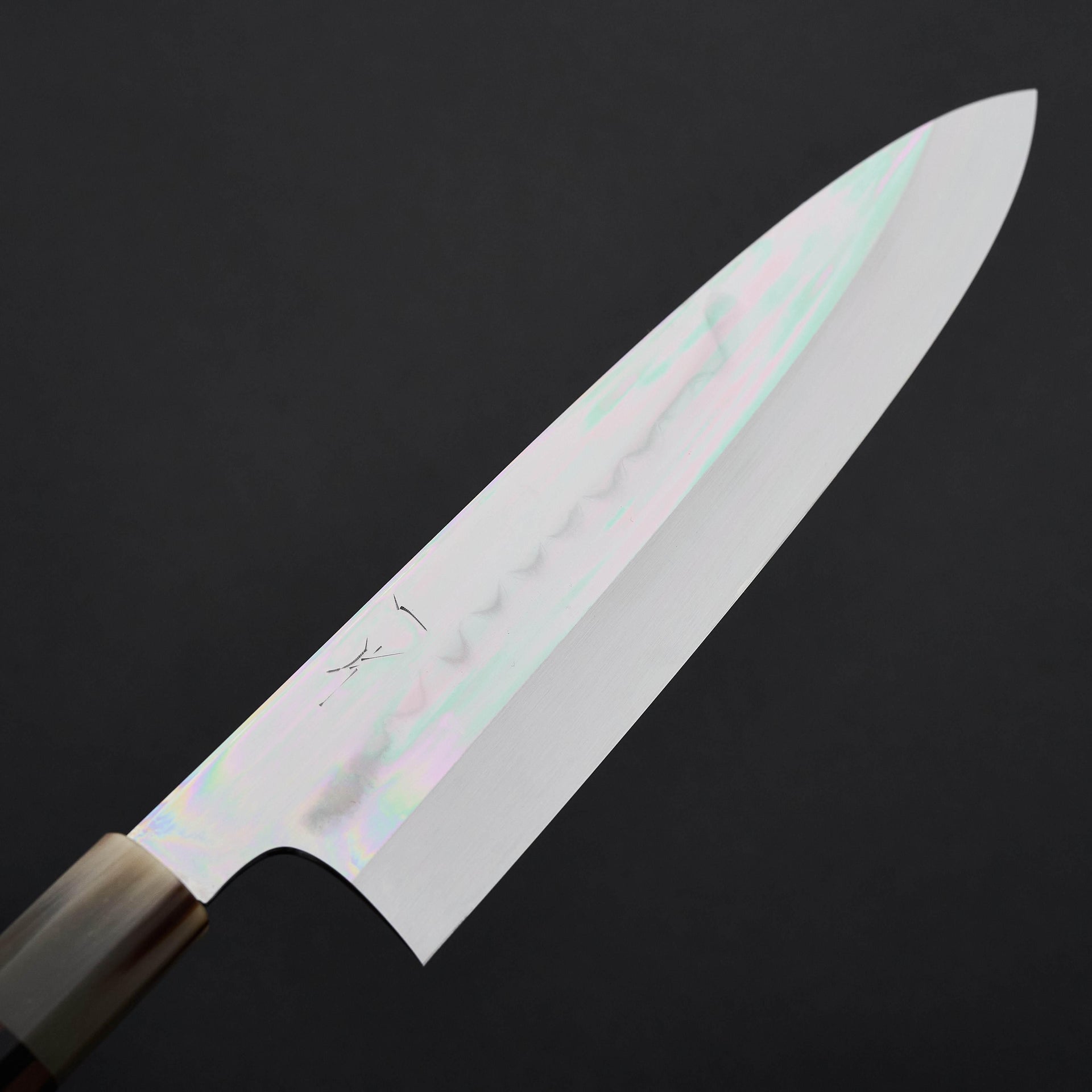 Hitohira Togashi Kambei White #1 Mizu Honyaki Gyuto 240mm Ziricote Handle-Knife-Hitohira-Carbon Knife Co