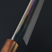Hitohira Togashi White #1 Mizu Honyaki Kiritsuke Gyuto 240mm Taihei Ebony Handle (#077/ Saya)-Knife-Hitohira-Carbon Knife Co