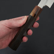 Hitohira Togashi White #1 Mizu Honyaki Yanagiba 330mm Taihei Ebony Handle (Saya)-Knife-Hitohira-Carbon Knife Co