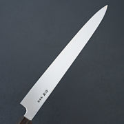 Hitohira Togashi White #1 Notaremon Mizu Honyaki Yanagiba 300mm Taihei Ebony Handle (Saya)-Knife-Hitohira-Carbon Knife Co