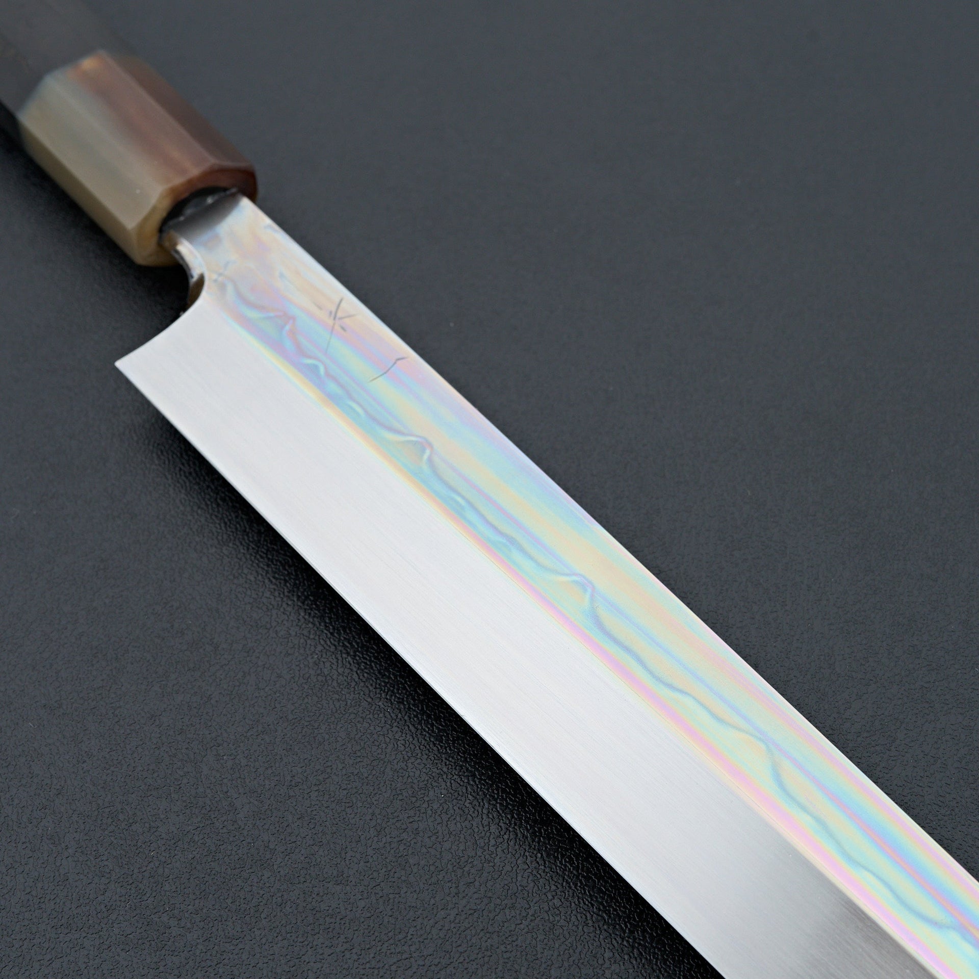 Hitohira Togashi White #1 Sanbonsugi Mizu Honyaki Yanagiba 300mm Taihei Ebony Handle (Saya)-Knife-Hitohira-Carbon Knife Co