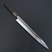 Hitohira Togashi White #1 Sanbonsugi Mizu Honyaki Yanagiba 300mm Taihei Ebony Handle (Saya)-Knife-Hitohira-Carbon Knife Co