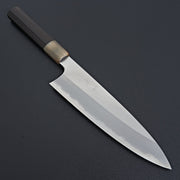 Hitohira Togashi White #1 Stainless Clad Gyuto 210mm Taihei Makassar Ebony Handle-Knife-Hitohira-Carbon Knife Co