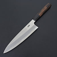 Hitohira Togashi White #1 Stainless Clad Gyuto 210mm Ziricote Handle
