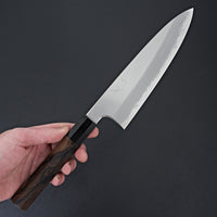 Hitohira Togashi White #1 Stainless Clad Gyuto 210mm Ziricote Handle