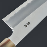 Hitohira Togashi White #1 Stainless Clad Gyuto 240mm Taihei Makassar Ebony Handle-Knife-Hitohira-Carbon Knife Co