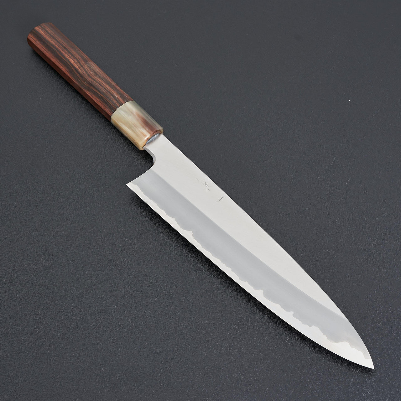 Hitohira Togashi White #1 Stainless Clad Gyuto 240mm Taihei Makassar Ebony Handle-Knife-Hitohira-Carbon Knife Co